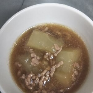 冬瓜とひき肉の煮物